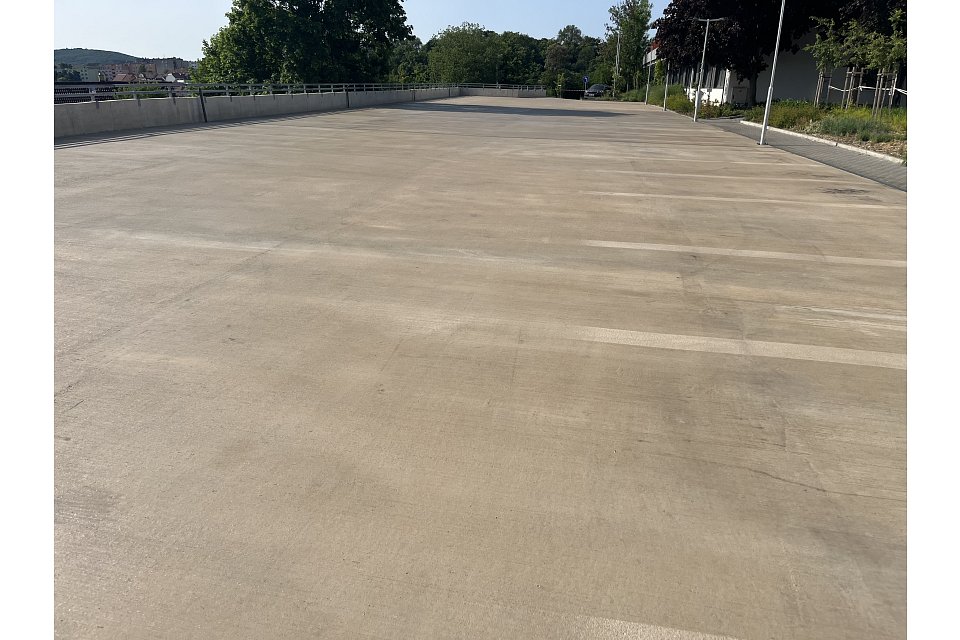 Krystalizace povrchu parkoviště, Rosice u Brna produktem CWS 100
